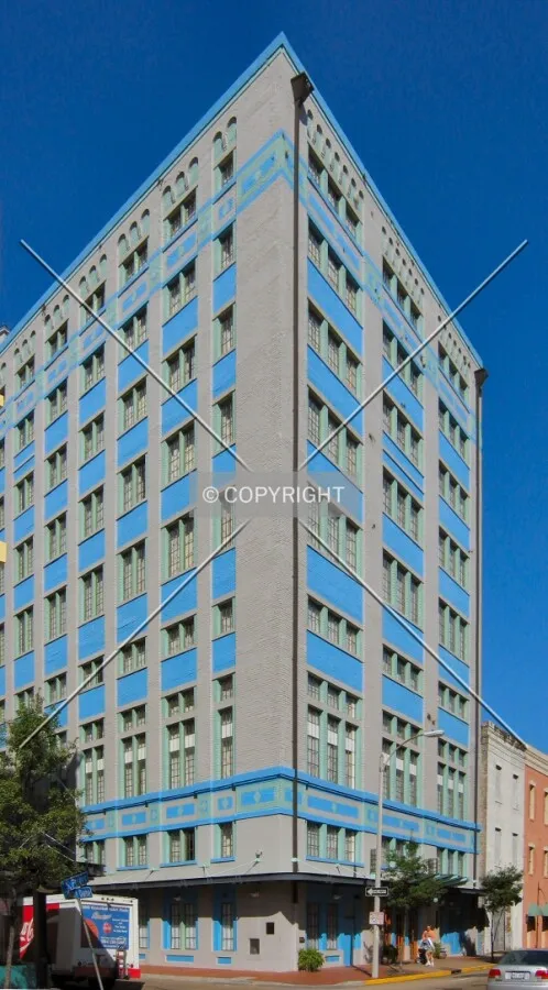 Southeast corner from South Peters Street