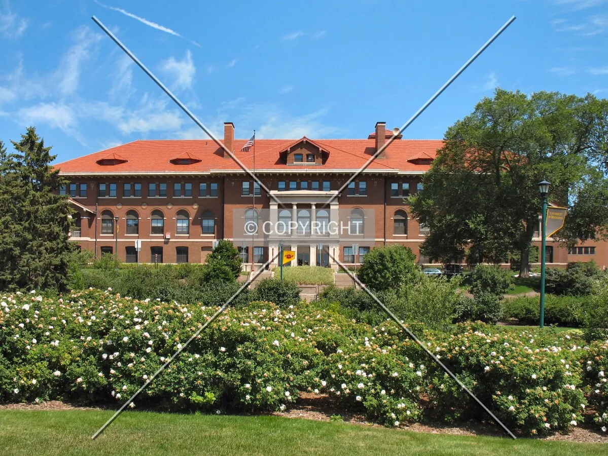 Full elevation from the west
