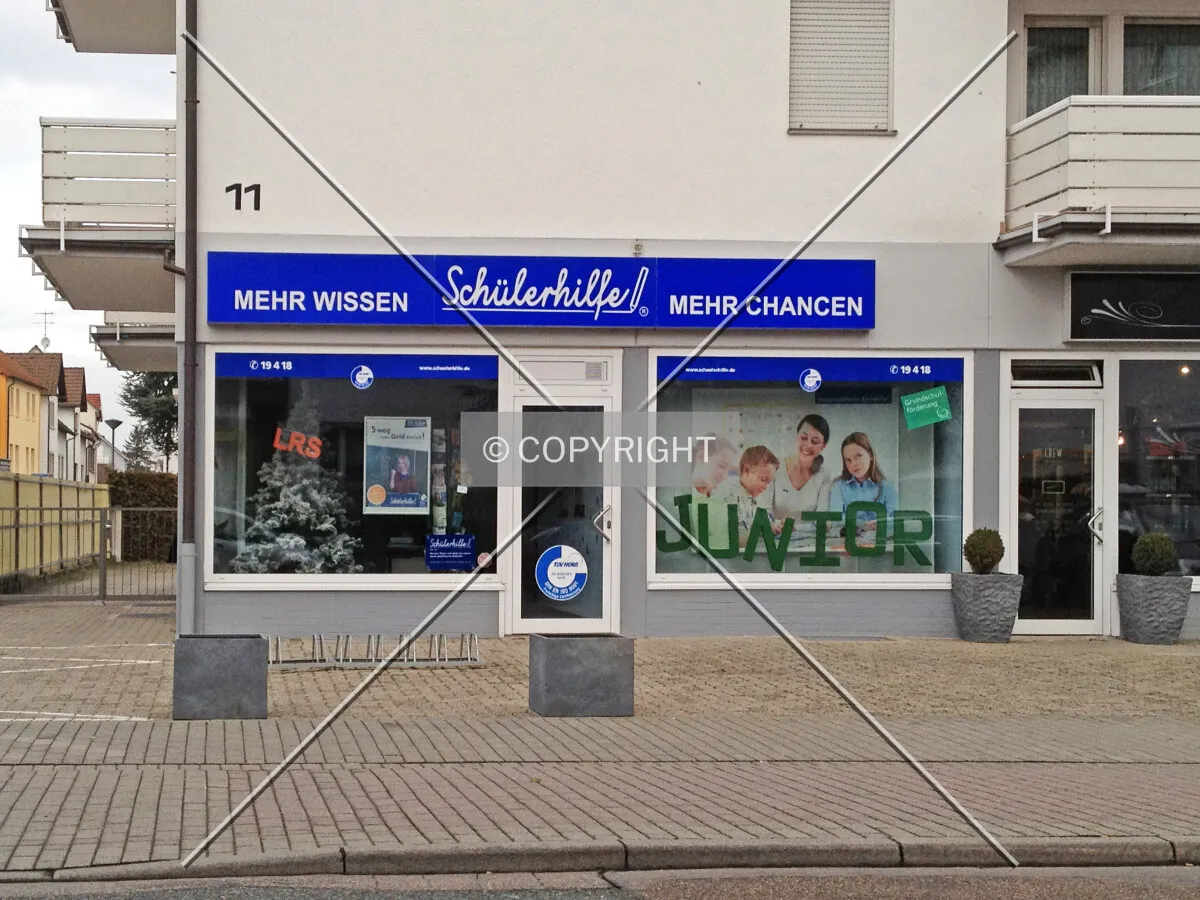 Retail space used by a private lessons service