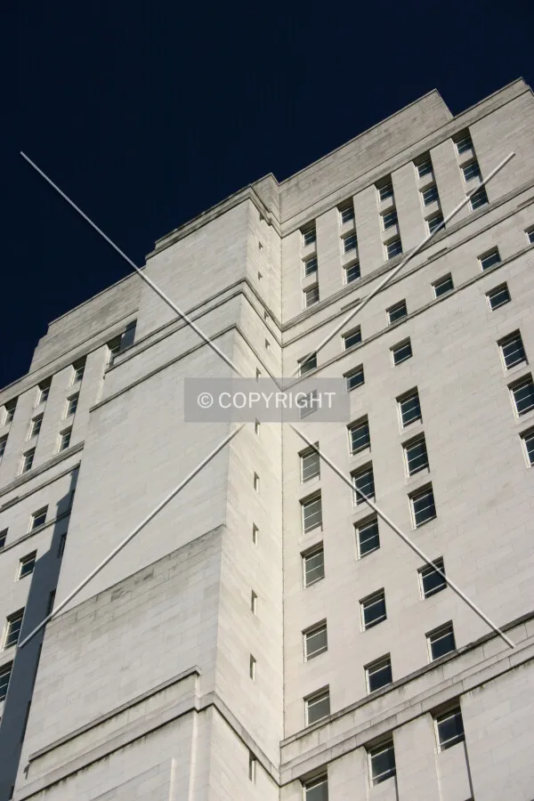 Looking up from the forecourt