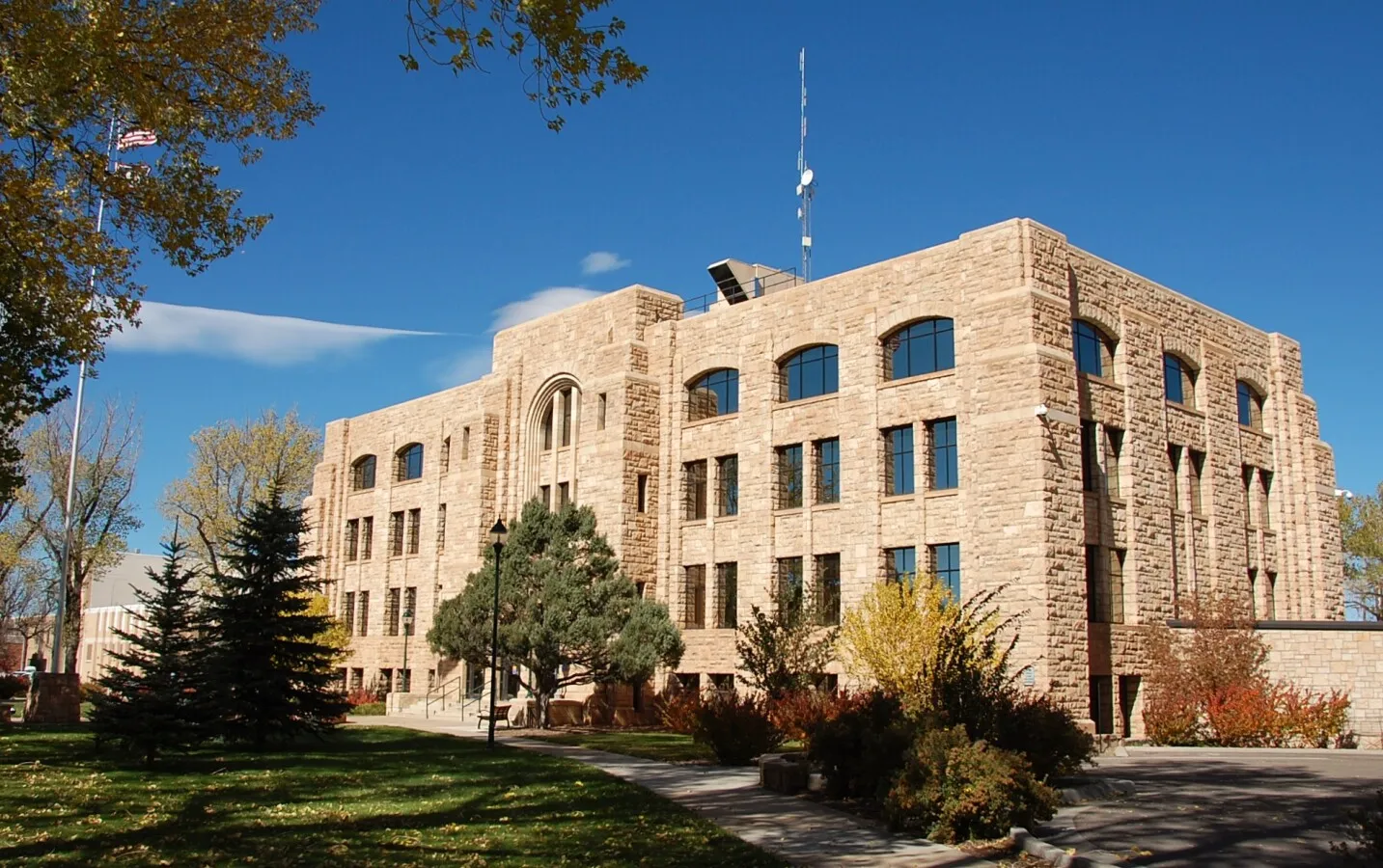 View from the southeast