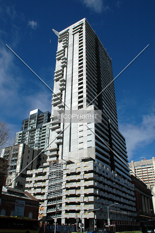 As seen from Spencer Street