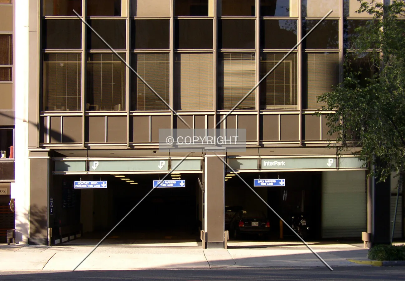 Parking entrance off M Street