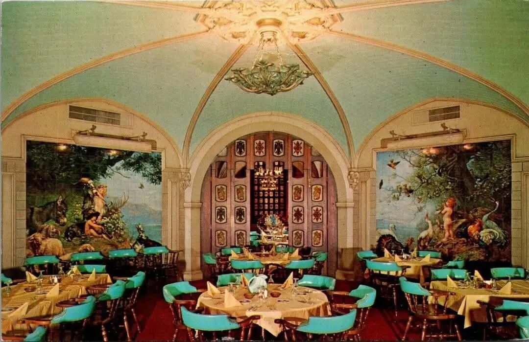 Vintage view in the 1960's