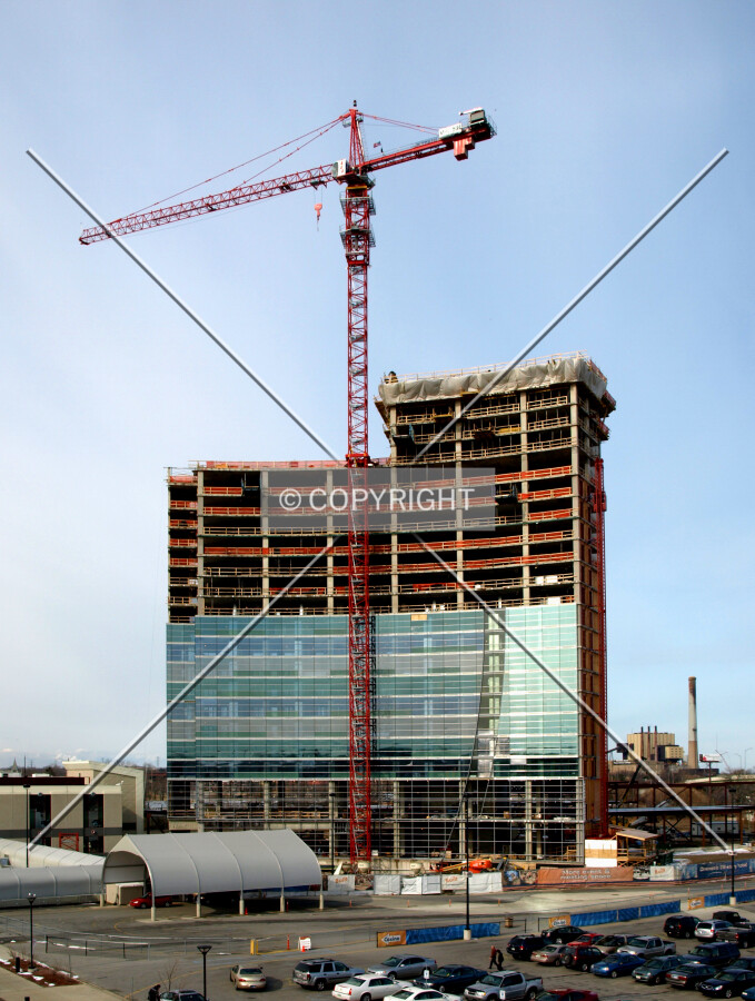 View from the east