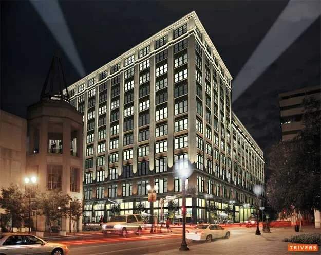 Rendering of completed renovations