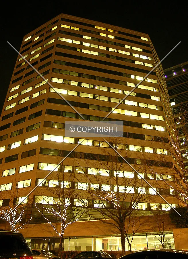 Southwestern view at night