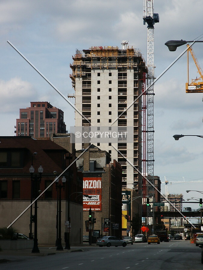 Looking north on Jefferson Street; 4 October 2003