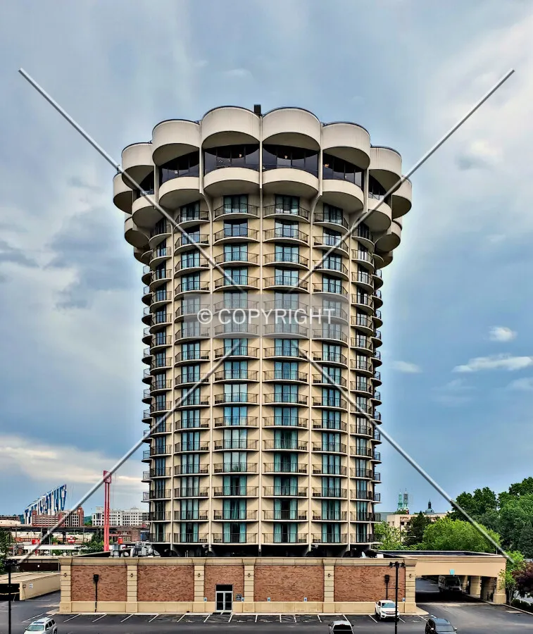 View from the west; 
May 25, 2020