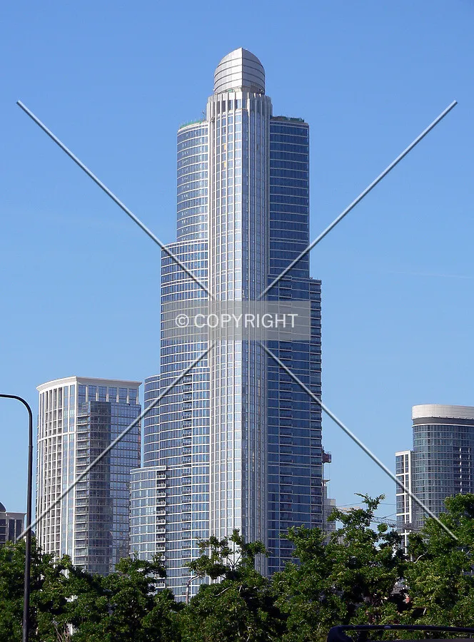 View to the southwest as seen from Lake Shore Drive
