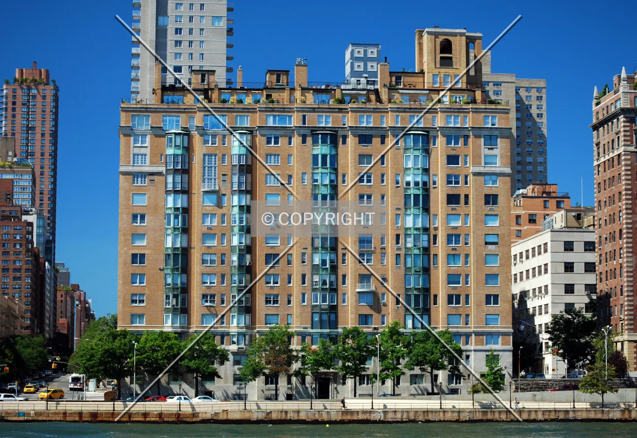 Viewed from Roosevelt Island