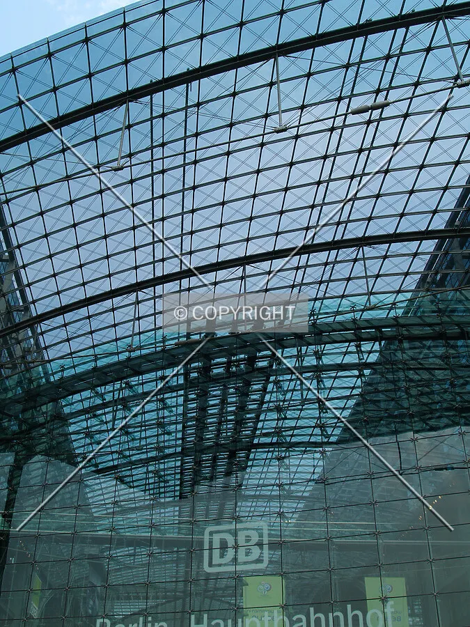 Roof over the lobby as seen from the southern entrance