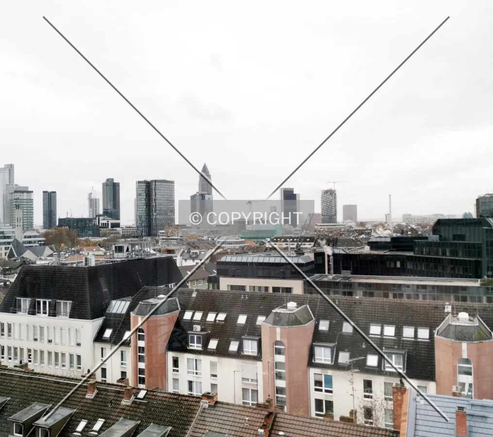 View over Frankfurt Westend