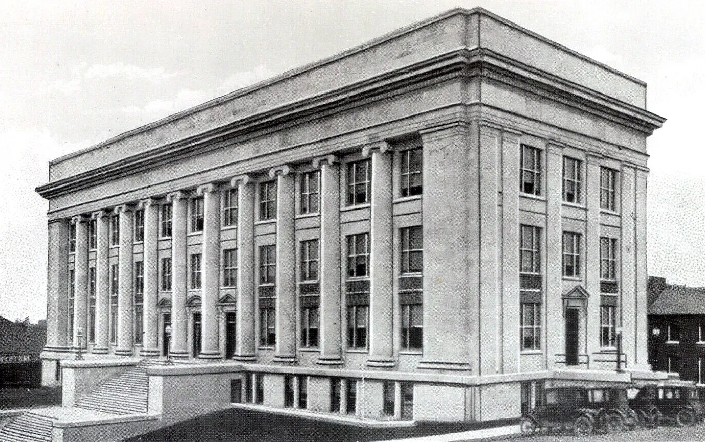 Vintage view from the west