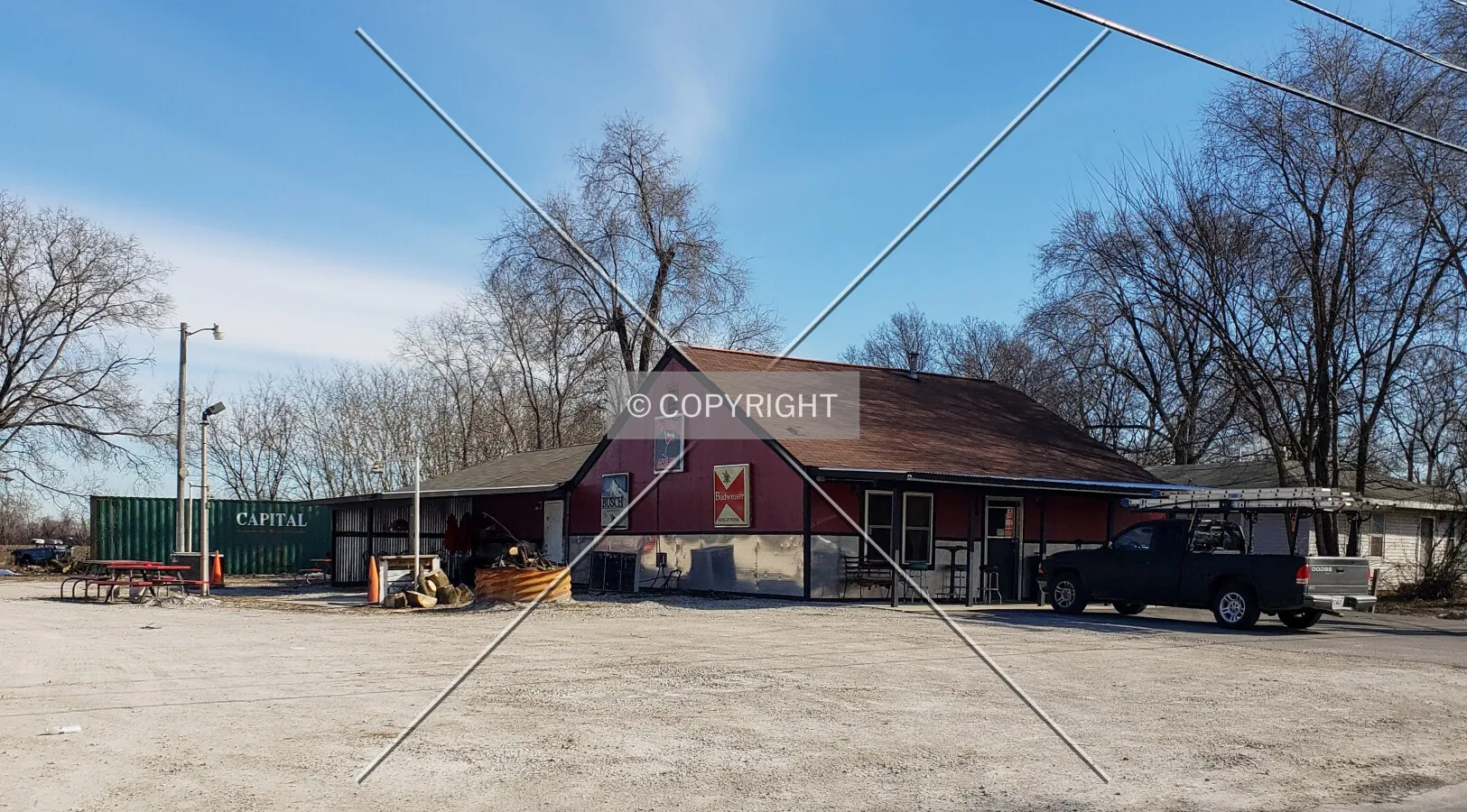 Northwest view; January 30, 2020