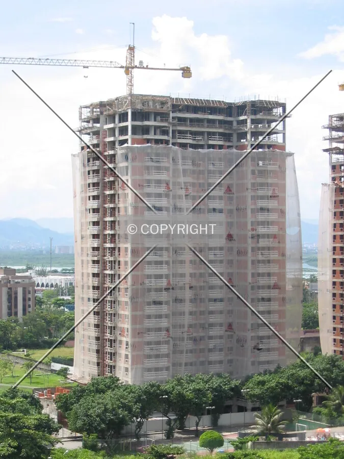 During the construction of the last floor