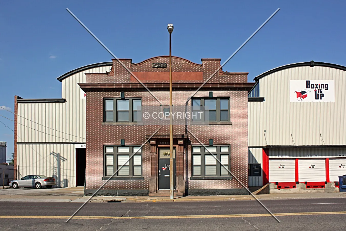 View from the west