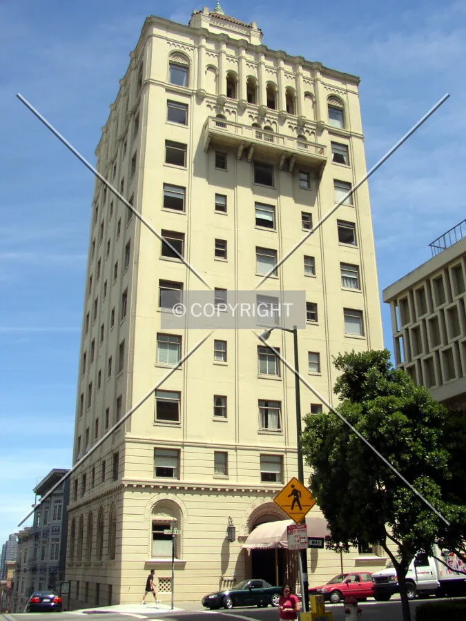 Looking east from Washington Street