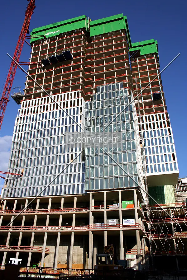 Looking up the west side