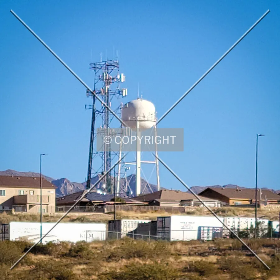 Distant view from the northwest; November 15, 2021
