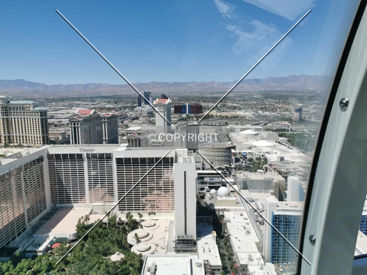 View over Las Vegas from High Roller