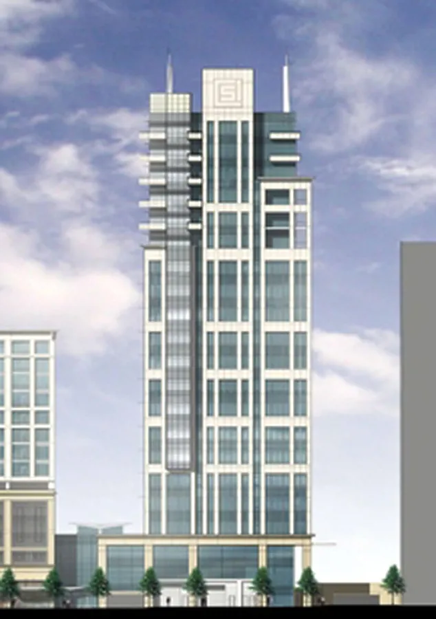 View from the east of 2007 version
