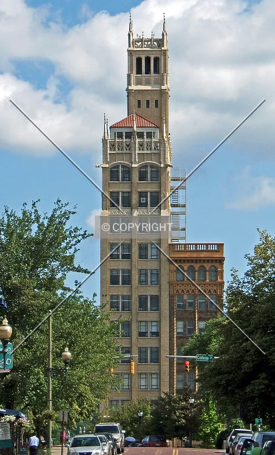 View from the northwest on Market Street