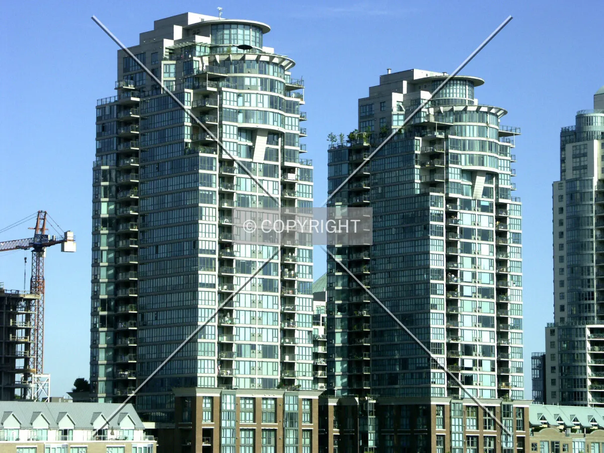 The two towers which are almost identical
