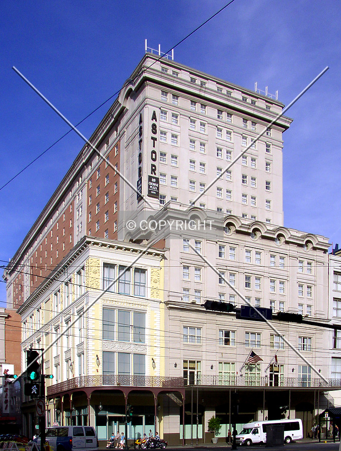 Looking northeast from Canal Street
