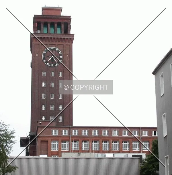 Side view of the tower