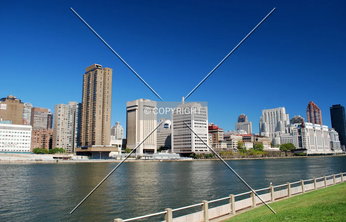 East side viewed from Roosevelt Island