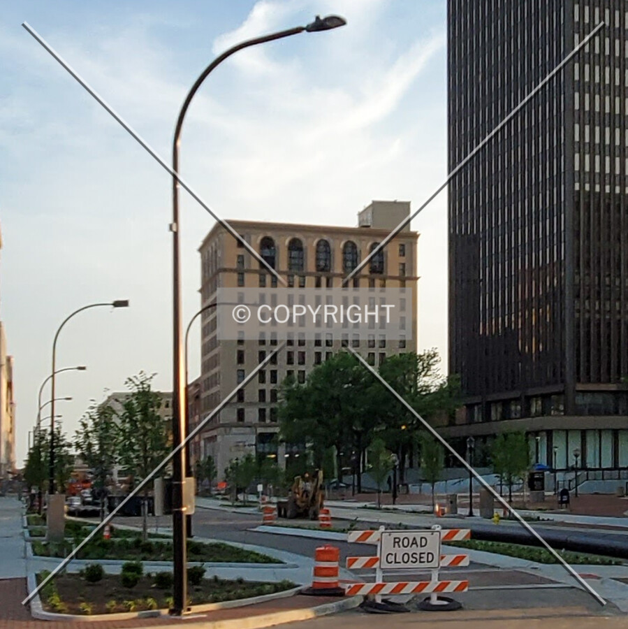 Distant view from the northeast; May 24, 2020