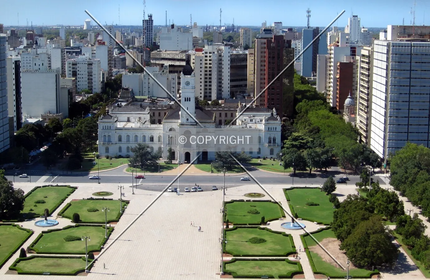 Moreno Square and surroundings