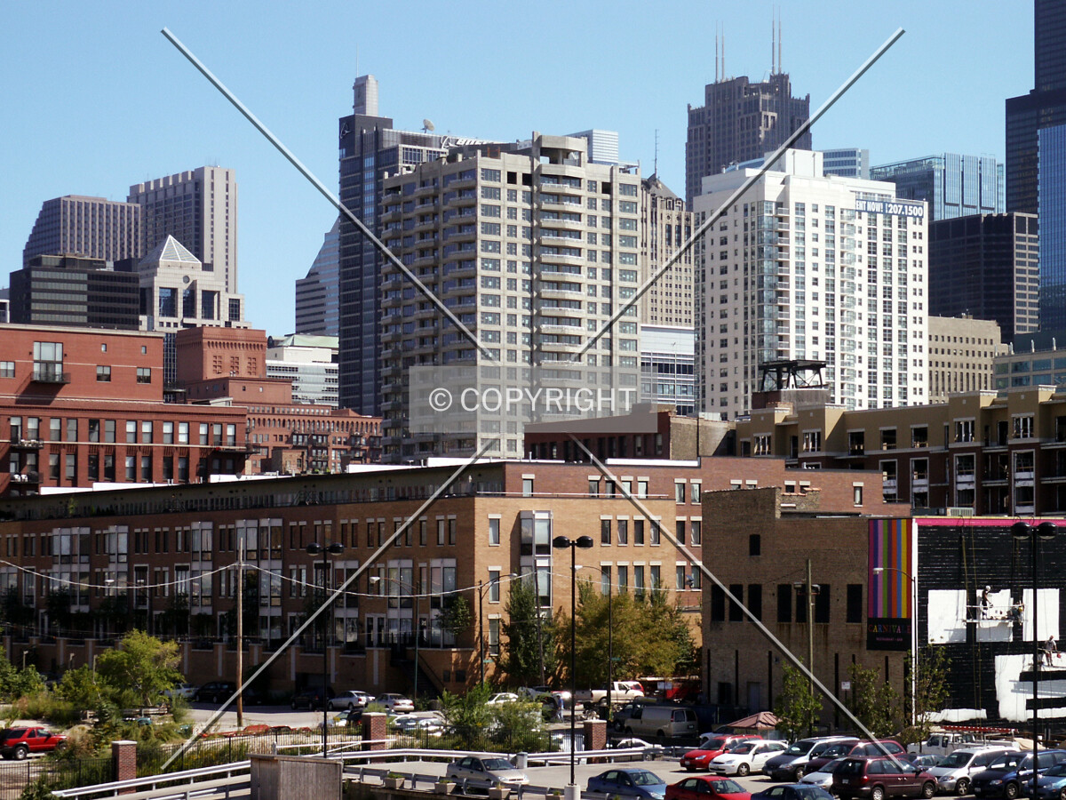 Looking southeast from Halsted Street