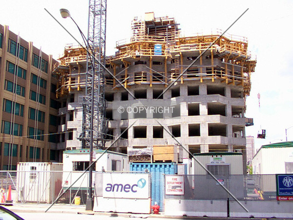 View from Kinzie Street looking north