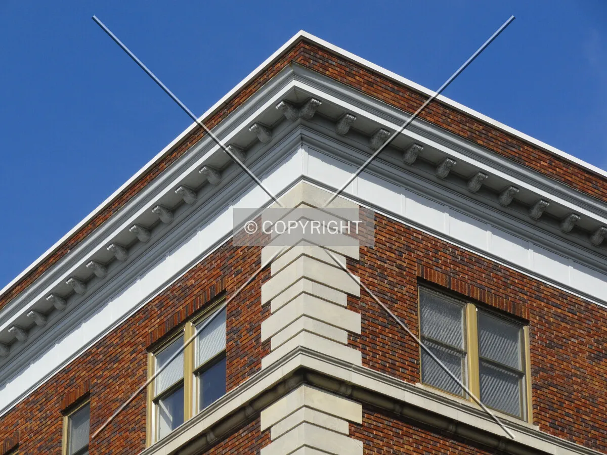 Southwest corner detail