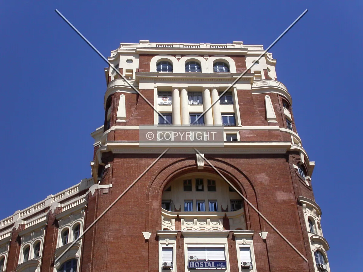 Looking up from the south