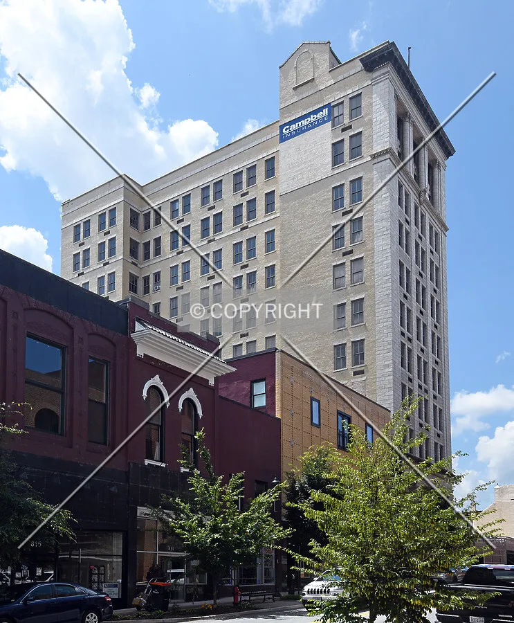 View from the southeast
