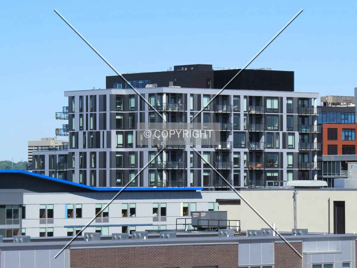 Top floors from the Mills Fleet Farm Parking Ramp