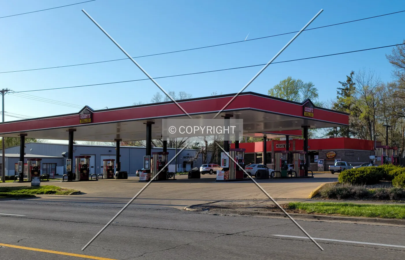 From the southeast; April 9, 2021