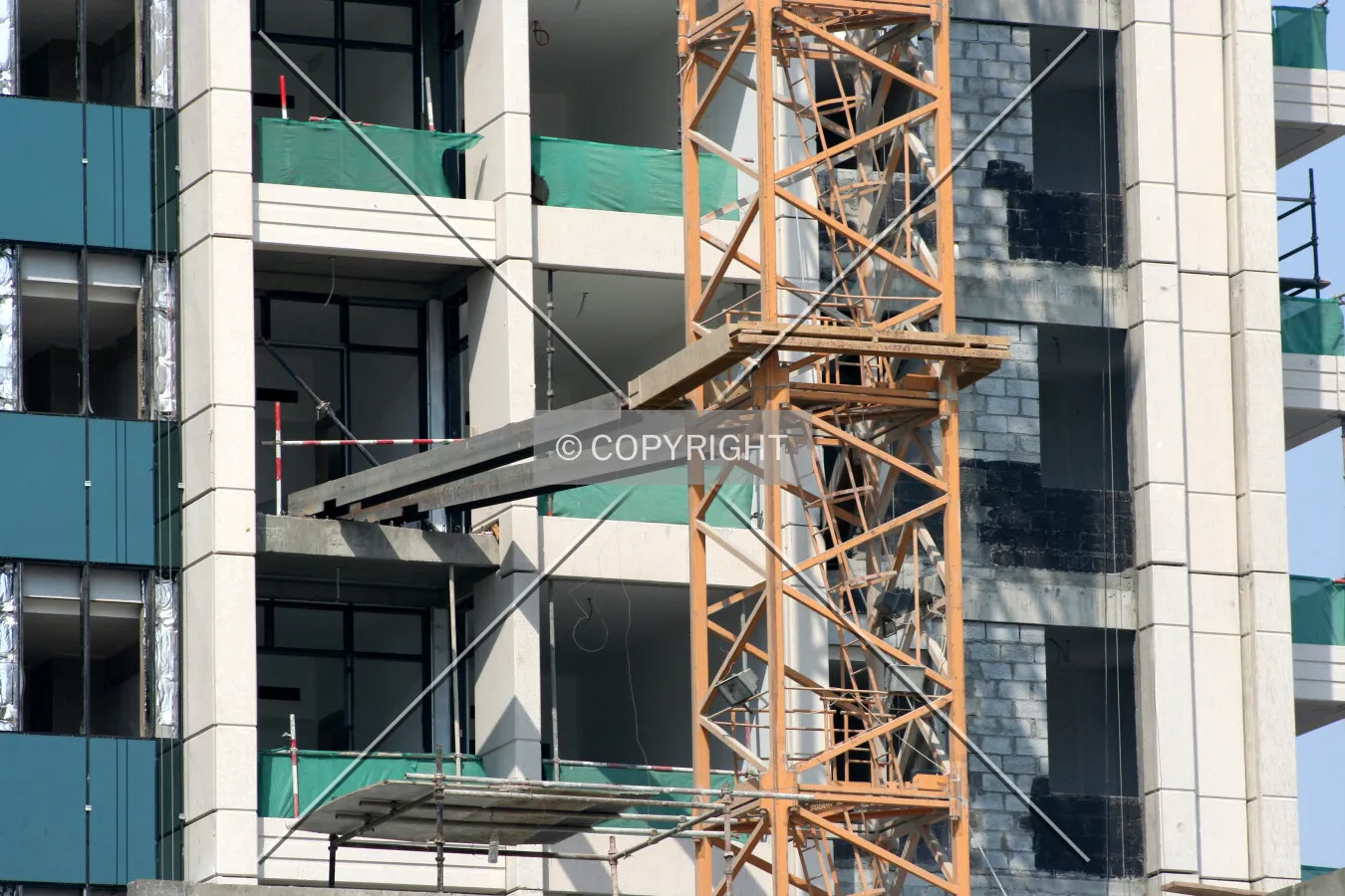 View of the crane bracket