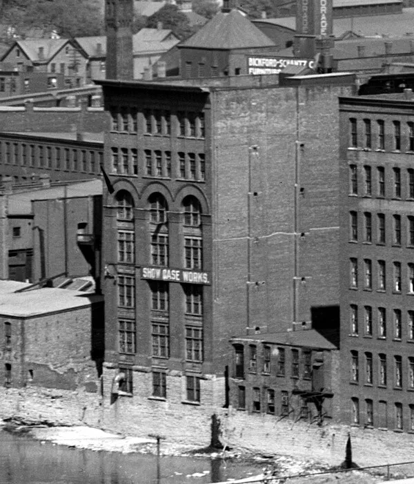 Vintage view from the southwest