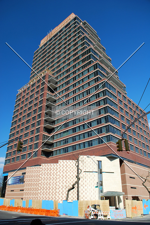 Viewed along 6th Avenue