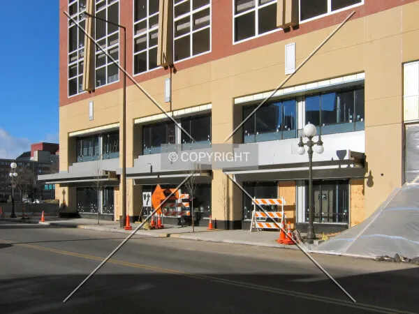 Base along 10th Street