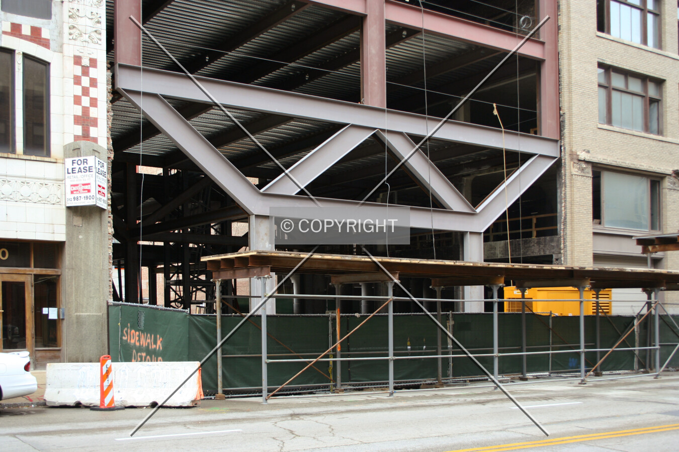 Base of the new structure