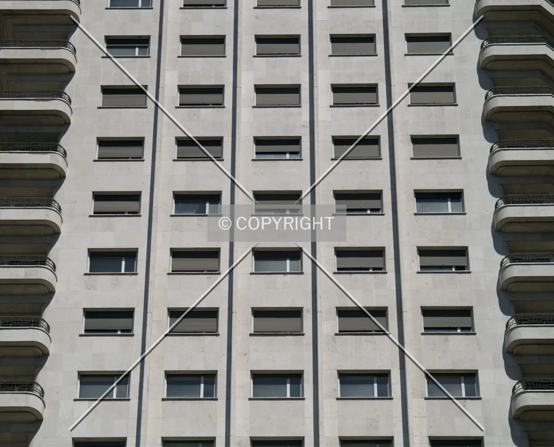 Detail of the south façade