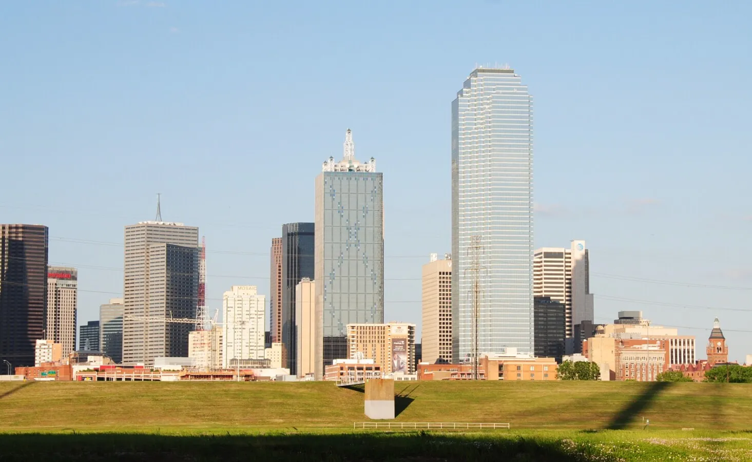 Dallas skyline from the Trinity River