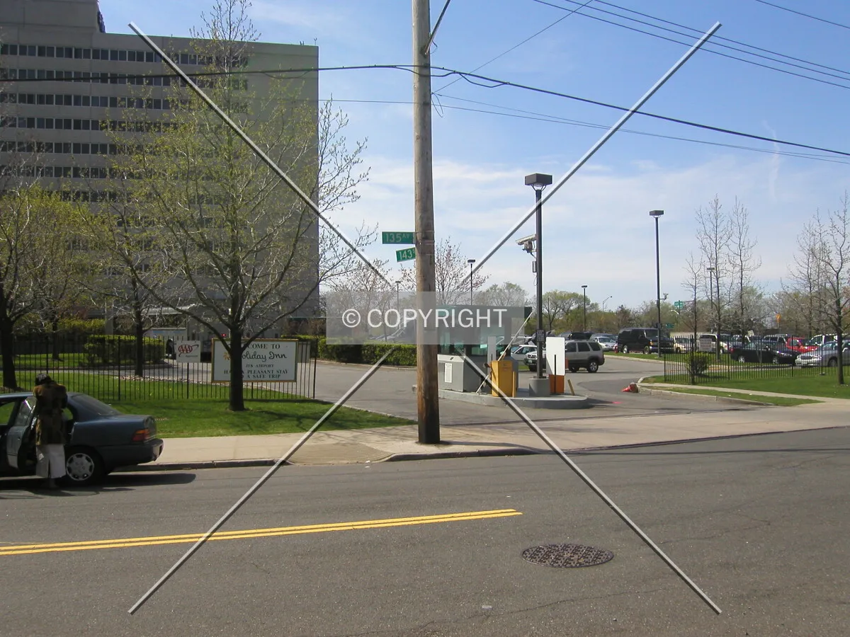 Street nearby site entrance