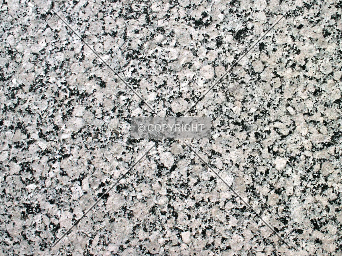 Close-up of the granite facade