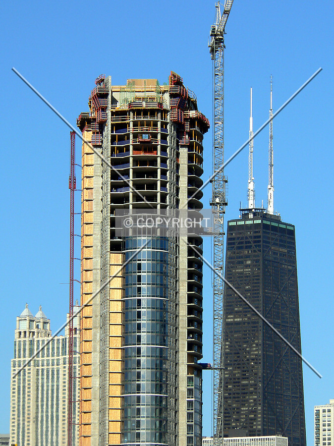 View to the east from Halsted Street